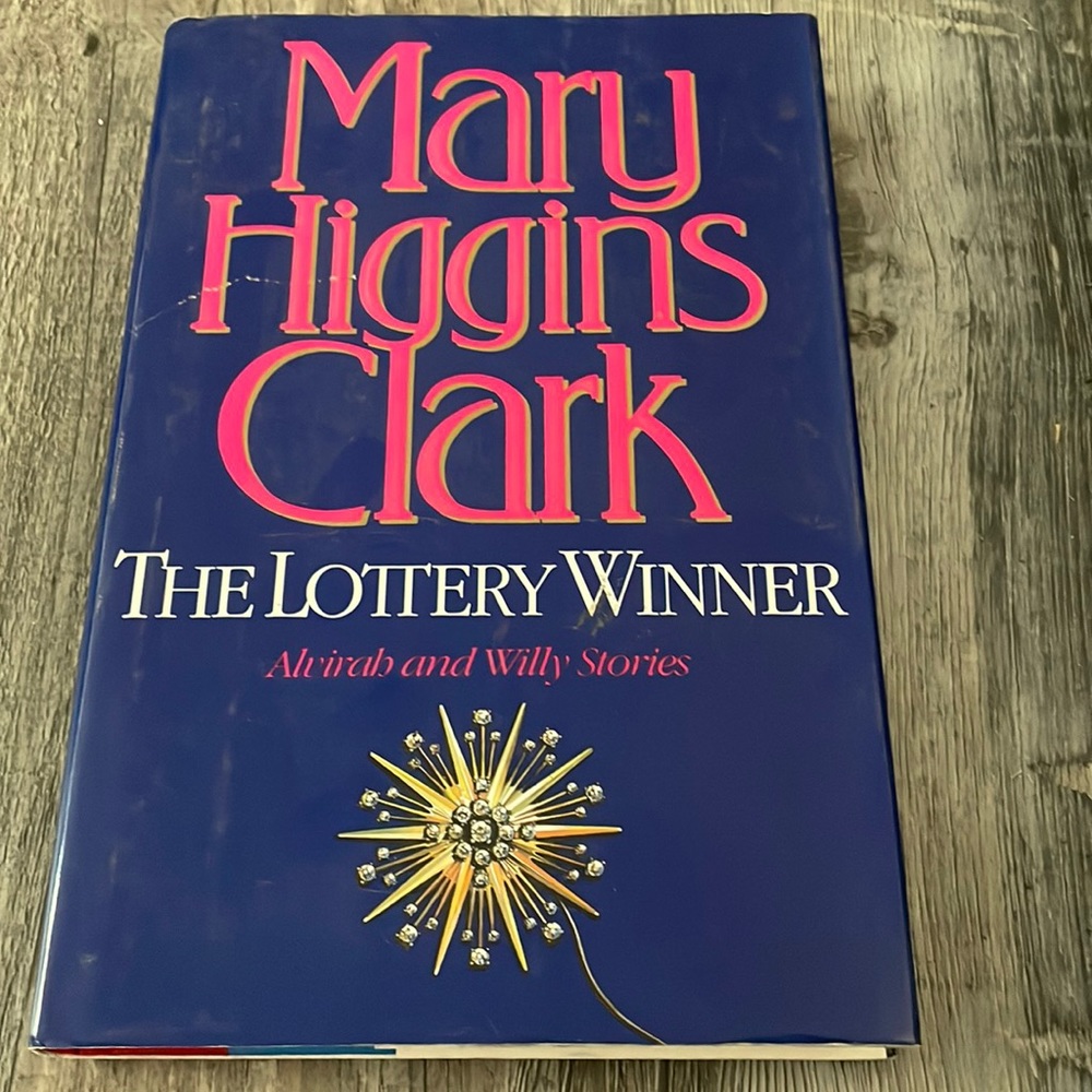 Mary Higgins Clark hardback “The lottery winner” book
